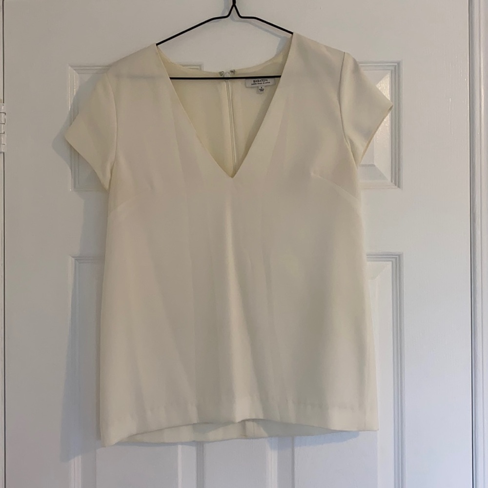 Aritzia BABATON Japanese Silk Top